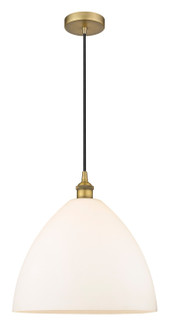 Edison One Light Pendant in Brushed Brass (405|6161PBBGBD161)