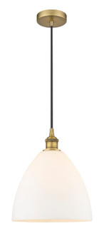 Edison One Light Mini Pendant in Brushed Brass (405|6161PBBGBD121)