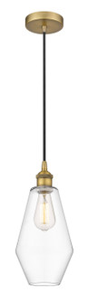 Edison One Light Mini Pendant in Brushed Brass (405|6161PBBG6527)