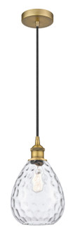 Edison One Light Mini Pendant in Brushed Brass (405|6161PBBG372)