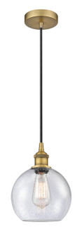 Edison One Light Mini Pendant in Brushed Brass (405|6161PBBG1248)