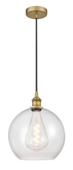 Edison One Light Mini Pendant in Brushed Brass (405|6161PBBG12412)