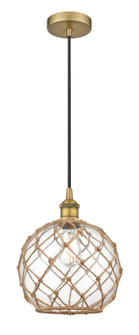 Edison One Light Mini Pendant in Brushed Brass (405|6161PBBG12210RB)