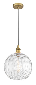 Edison One Light Mini Pendant in Brushed Brass (405|6161PBBG121512)