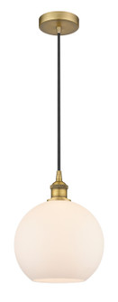 Edison One Light Mini Pendant in Brushed Brass (405|6161PBBG12110)