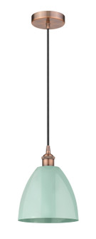 Edison One Light Mini Pendant in Antique Copper (405|6161PACMBD9SF)