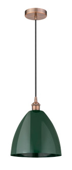 Edison One Light Mini Pendant in Antique Copper (405|6161PACMBD12GR)