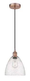 Edison One Light Mini Pendant in Antique Copper (405|6161PACGBD94)