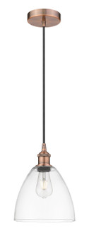 Edison One Light Mini Pendant in Antique Copper (405|6161PACGBD92)