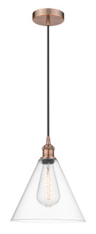 Edison One Light Mini Pendant in Antique Copper (405|6161PACGBC122)