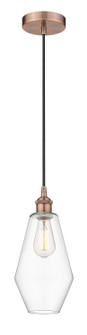 Edison One Light Mini Pendant in Antique Copper (405|6161PACG6527)