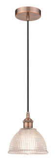 Edison One Light Mini Pendant in Antique Copper (405|6161PACG422)