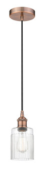Edison One Light Mini Pendant in Antique Copper (405|6161PACG342)
