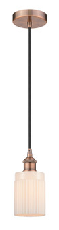 Edison One Light Mini Pendant in Antique Copper (405|6161PACG341)
