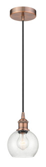 Edison One Light Mini Pendant in Antique Copper (405|6161PACG1246)