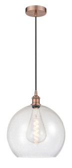 Edison One Light Pendant in Antique Copper (405|6161PACG12414)