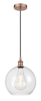 Edison One Light Mini Pendant in Antique Copper (405|6161PACG12212)