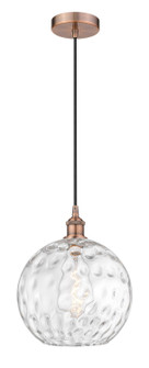 Edison One Light Mini Pendant in Antique Copper (405|6161PACG121512)