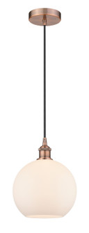 Edison One Light Mini Pendant in Antique Copper (405|6161PACG12110)