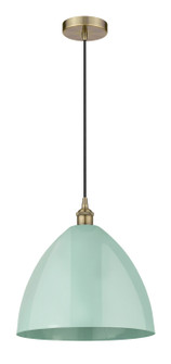 Edison One Light Mini Pendant in Antique Brass (405|6161PABMBD16SF)
