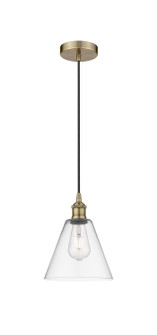 Downtown Urban One Light Pendant in Antique Brass (405|6161PABGBC82)