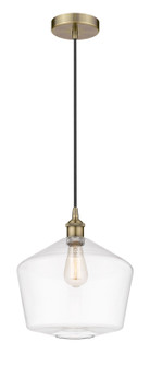 Edison One Light Mini Pendant in Antique Brass (405|6161PABG65212)