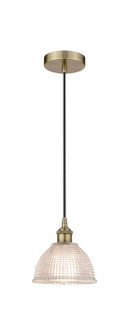 Edison One Light Mini Pendant in Antique Brass (405|6161PABG422)