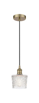Edison One Light Mini Pendant in Antique Brass (405|6161PABG402)