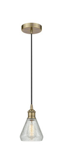 Edison One Light Mini Pendant in Antique Brass (405|6161PABG275)