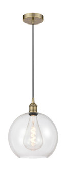 Edison One Light Mini Pendant in Antique Brass (405|6161PABG12212)