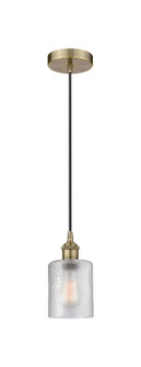 Edison One Light Mini Pendant in Antique Brass (405|6161PABG112)