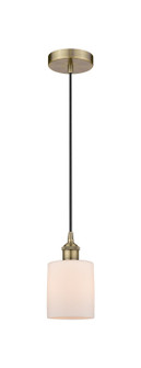 Edison One Light Mini Pendant in Antique Brass (405|6161PABG111)