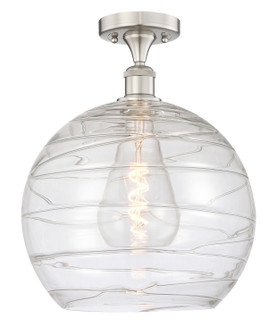 Edison One Light Semi-Flush Mount in Brushed Satin Nickel (405|6161FSNG121314)