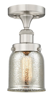 Edison One Light Semi-Flush Mount in Satin Gold (405|6161FSGG58)