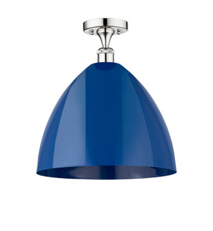 Edison One Light Semi-Flush Mount in Polished Chrome (405|6161FPCMBD16BL)