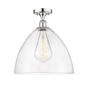 Edison One Light Semi-Flush Mount in Polished Chrome (405|6161FPCGBD164)
