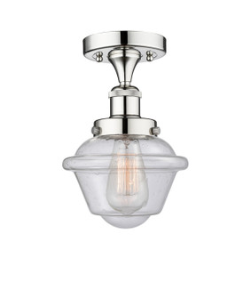 Edison One Light Semi-Flush Mount in Polished Chrome (405|6161FPCG534)