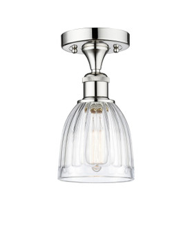 Edison One Light Semi-Flush Mount in Polished Chrome (405|6161FPCG442)