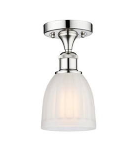 Edison One Light Semi-Flush Mount in Polished Chrome (405|6161FPCG441)