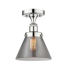 Edison One Light Semi-Flush Mount in Polished Chrome (405|6161FPCG43)