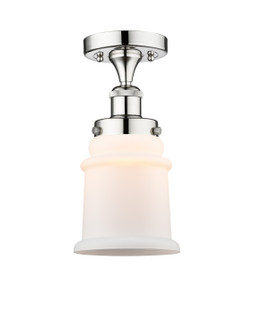 Edison One Light Semi-Flush Mount in Polished Chrome (405|6161FPCG181)
