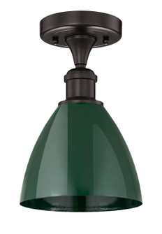 Edison One Light Semi-Flush Mount in Oil Rubbed Bronze (405|6161FOBMBD75GR)