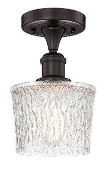 Edison One Light Semi-Flush Mount in Oil Rubbed Bronze (405|6161FOBG402)