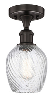 Edison One Light Semi-Flush Mount in Oil Rubbed Bronze (405|6161FOBG292)