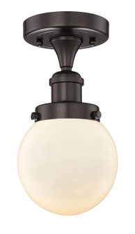 Edison One Light Semi-Flush Mount in Oil Rubbed Bronze (405|6161FOBG2016)