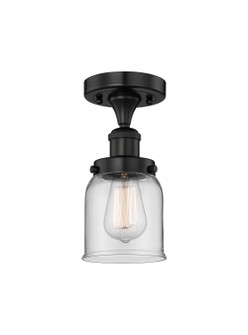 Edison One Light Semi-Flush Mount in Matte Black (405|6161FBKG52)