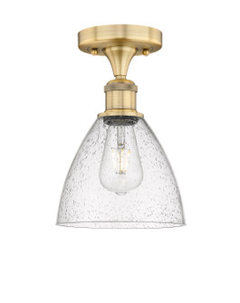 Edison One Light Semi-Flush Mount in Brushed Brass (405|6161FBBGBD754)