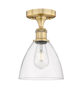 Edison One Light Semi-Flush Mount in Brushed Brass (405|6161FBBGBD752)