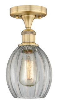 Edison One Light Semi-Flush Mount in Brushed Brass (405|6161FBBG82)