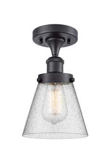 Edison One Light Semi-Flush Mount in Brushed Brass (405|6161FBBG62)